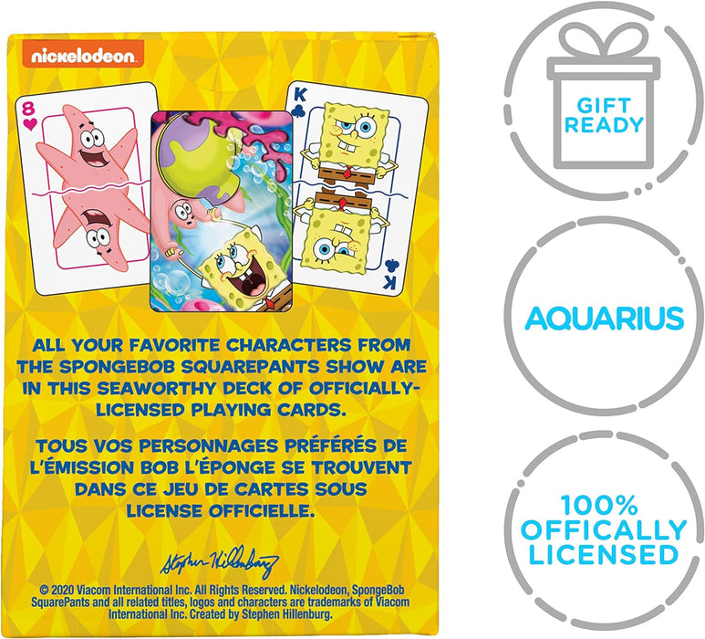 Aquarius SpongeBob Cast Playing Cards Deck