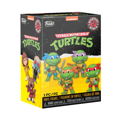 Funko Mystery Mini - Teenage Mutant Ninja Turtles - (Teenage Mutant Ninja Turtles (TMNT)) - 1 Of 12 to Collect - Styles Vary - Collectable Vinyl Figure - Gift Idea - Official Merchandise - TV Fans