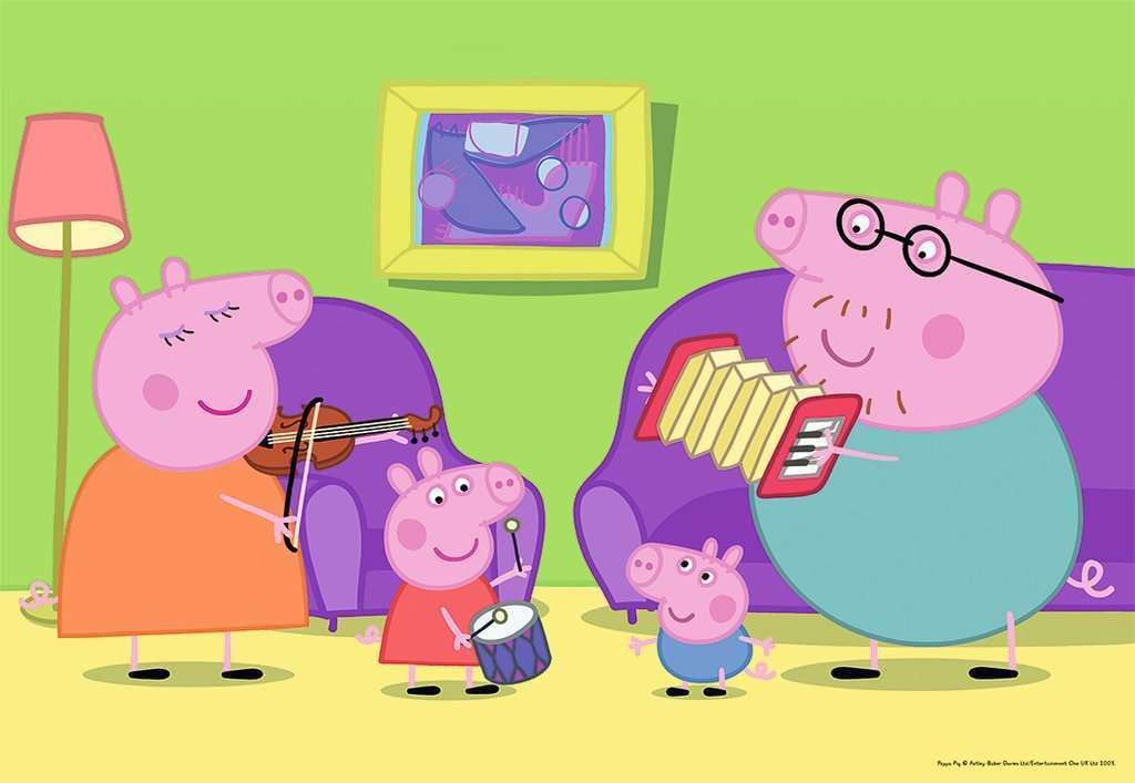 Ravensburger – 07596 – Peppa Pig At Home – 2 x 12-Piece Jigsaw Puzzles