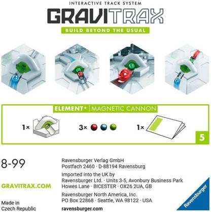 Ravensburger GraviTrax Extension Magnetic Cannon-Marble Run STEM, Building and Construction Toys for Kids Age 8 Years +
