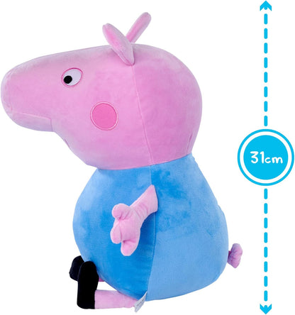 Simba 109261003 Peppa Pig Plush George 31 cm, White