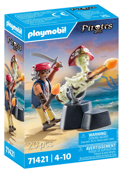 PLAYMOBIL Pirates 71421 Kanonenmeister ab 4 Jahren