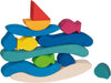 Goki Building Blocks Water World, Traditional Wooden Block Activity for Boys and Girls