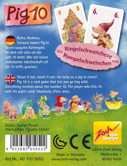 Zoch- Juego de Cartas, Color Blanco, Medium (Noris 601105052