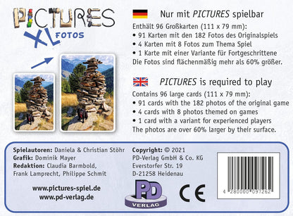 PD-Verlag PDV09726 XL Large Photo Cards for Pictures