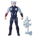 Marvel Mech Strike Mechasaurs, 4-Inch Thor Action Figure with Dino Weapon Accessory, Super Hero Toys for Kids Ages 4 and Up