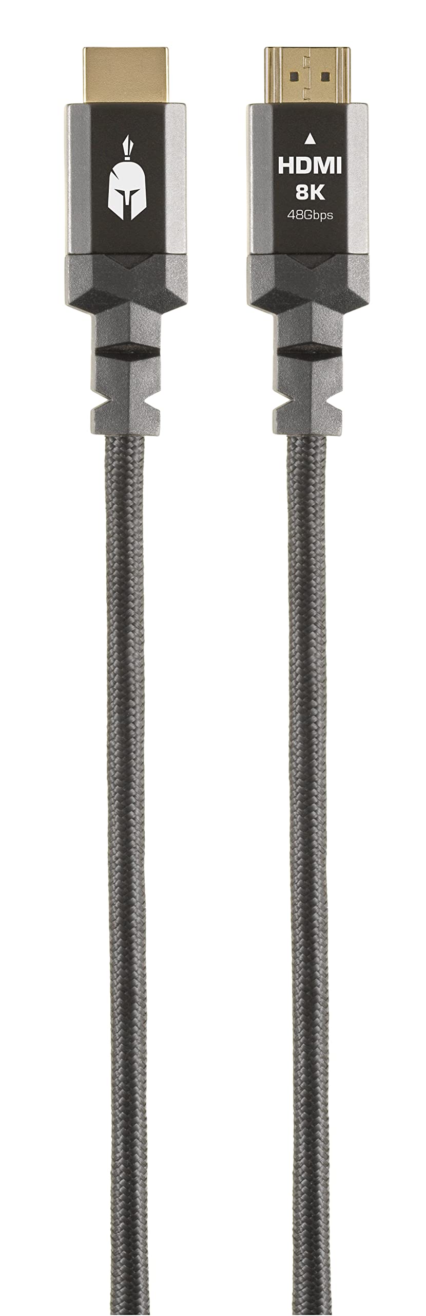 Spartan Gear - HDMI 2.1 cable (length: 1.5 m - aluminium with gold-plated plugs