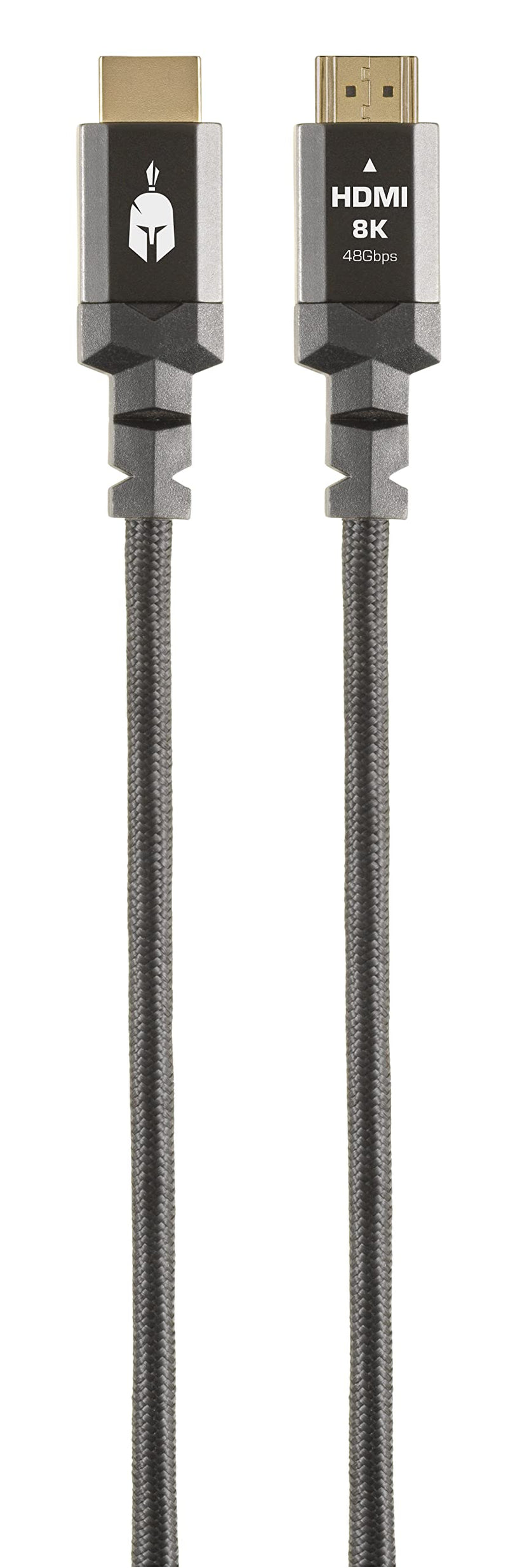 Spartan Gear - HDMI 2.1 cable (length: 1.5 m - aluminium with gold-plated plugs
