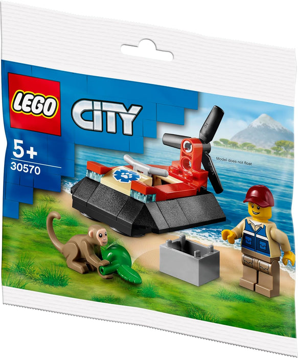 LEGO City Wildlife Rescue Hovercraft Polybag Set 30570