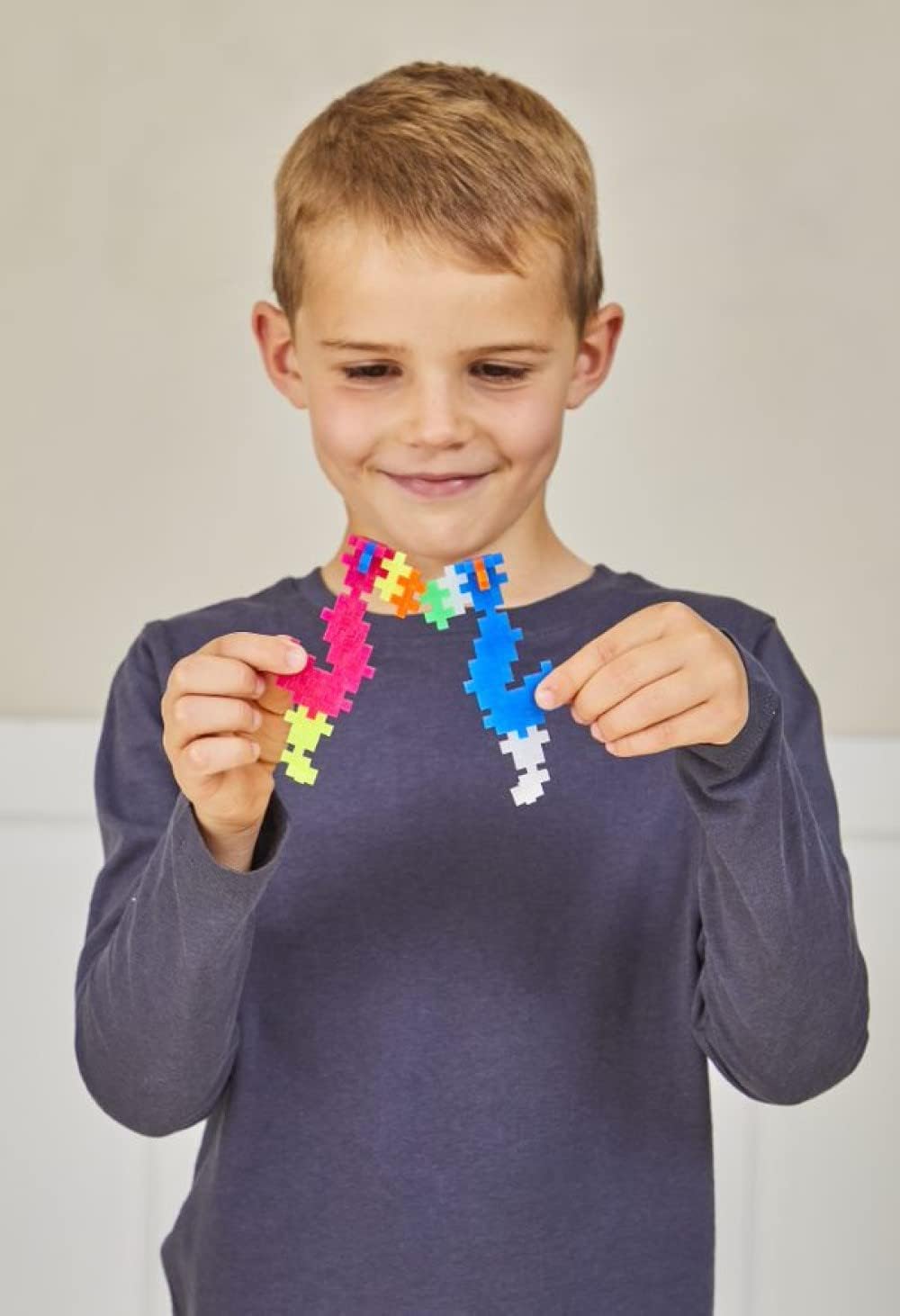Plus-Plus "Mini Neon Building Blocks (300-Piece, Multi-Colour