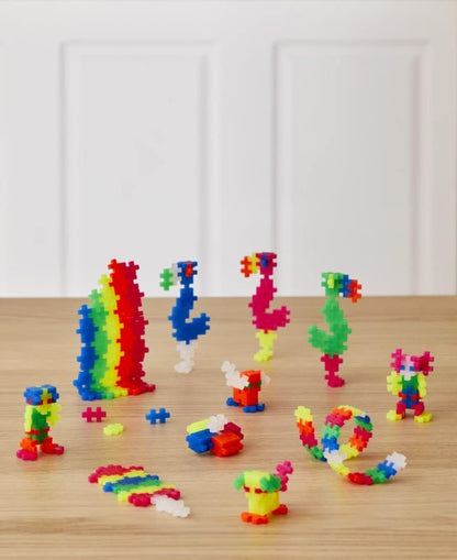 Plus-Plus "Mini Neon Building Blocks (300-Piece, Multi-Colour