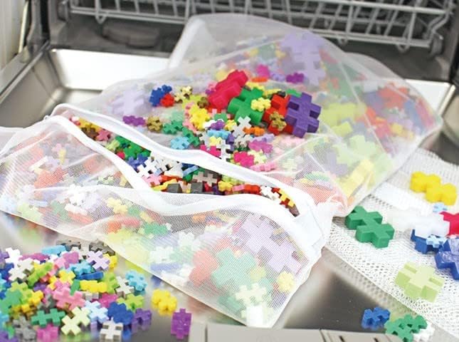 Plus-Plus 300.4182 9604182 Mini Geniales Konstruktionsspielzeug, Tube Saturn V Rakete, Bausteine-Set, 240 Teile, bunt