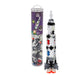 Plus-Plus 300.4182 9604182 Mini Geniales Konstruktionsspielzeug, Tube Saturn V Rakete, Bausteine-Set, 240 Teile, bunt