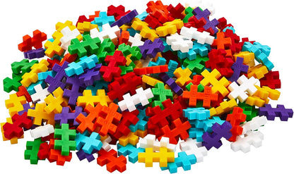 Plus-Plus 9604262 Ingenious Construction Toy, Rainbow, Creative Building Blocks Tube, 240 Pieces, Multicoloured, Mini Rainbow 240 Unité (Lot de 1)