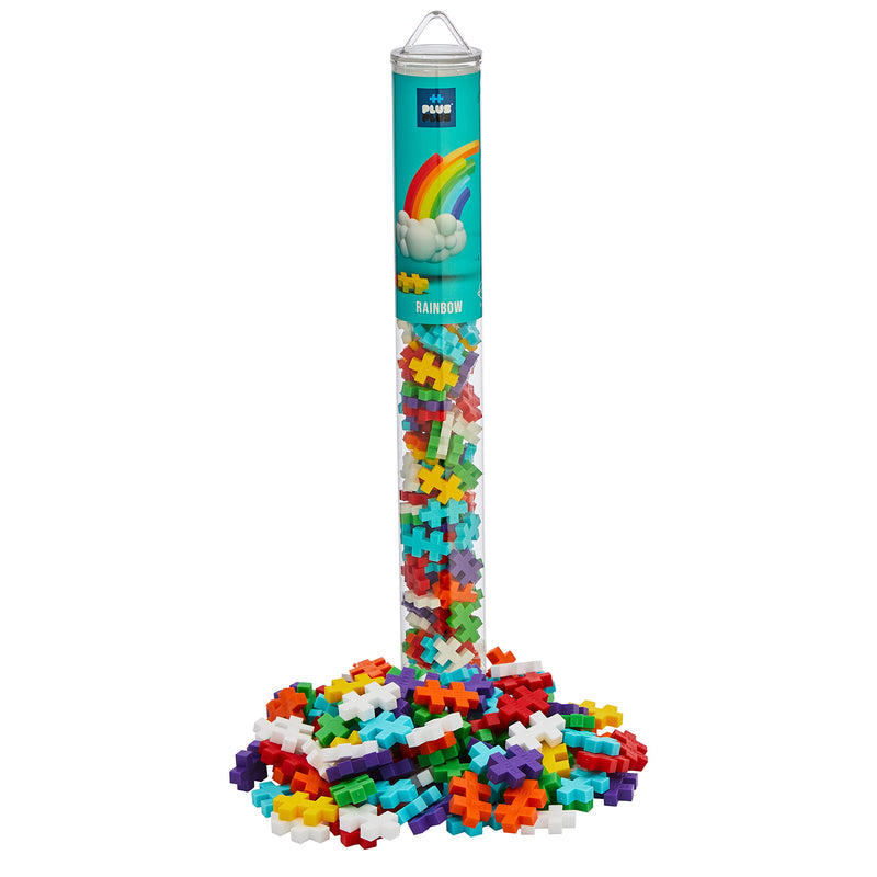PLUS PLUS MÁS - Juego de construcción, PP4265, Arco Iris, 100 Piezas