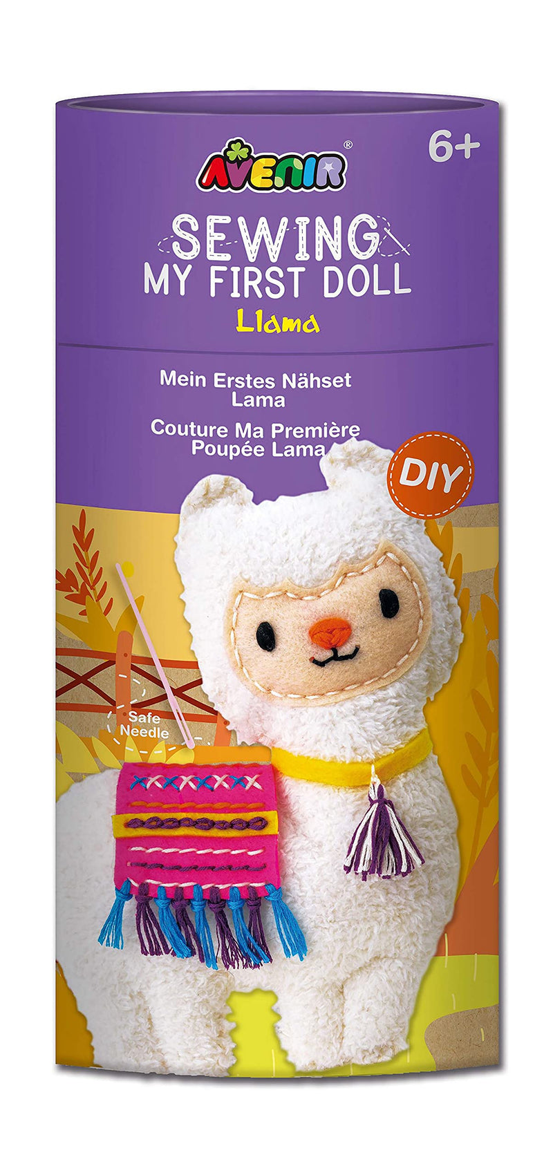 Avenir Sewing Doll Unicorn, Mixed Colours
