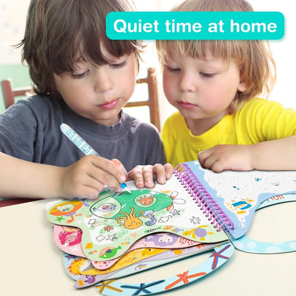 Avenir 6301778 Kleurspel eenhoorns, 3-in-1 creatieve set met spelletjes, stickers en kleurafbeeldingen, doe-het-zelf, activiteitenblok voor kinderen vanaf 3 jaar