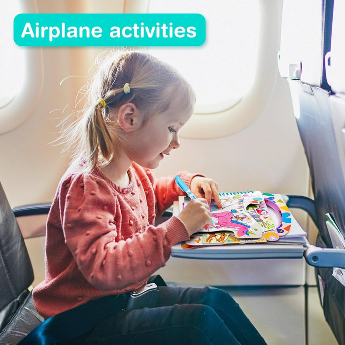 Avenir 6301778 Kleurspel eenhoorns, 3-in-1 creatieve set met spelletjes, stickers en kleurafbeeldingen, doe-het-zelf, activiteitenblok voor kinderen vanaf 3 jaar