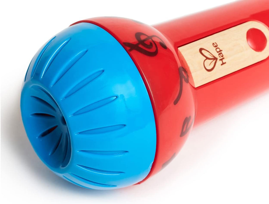 Hape Mighty Echo Microphone | Battery- Voice Amplifying Microphone Toy for Kids 1 Year and Up