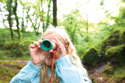 Childrens Telescope, Sustainable Toys, Hape Nature Fun Adjustable Telescope, 8x Zoom, Made From Bamboo. 3 years +