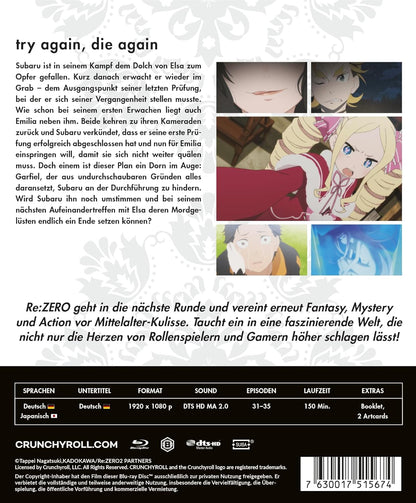 Re:ZERO - Starting Life in Another World - Staffel 2 - Vol.2 -