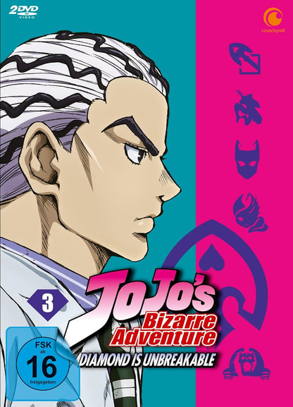 JoJo's Bizarre Adventure: Diamond Is Unbreakable - 3. Staffel - DVD Vol. 3 (Episoden 27-39)