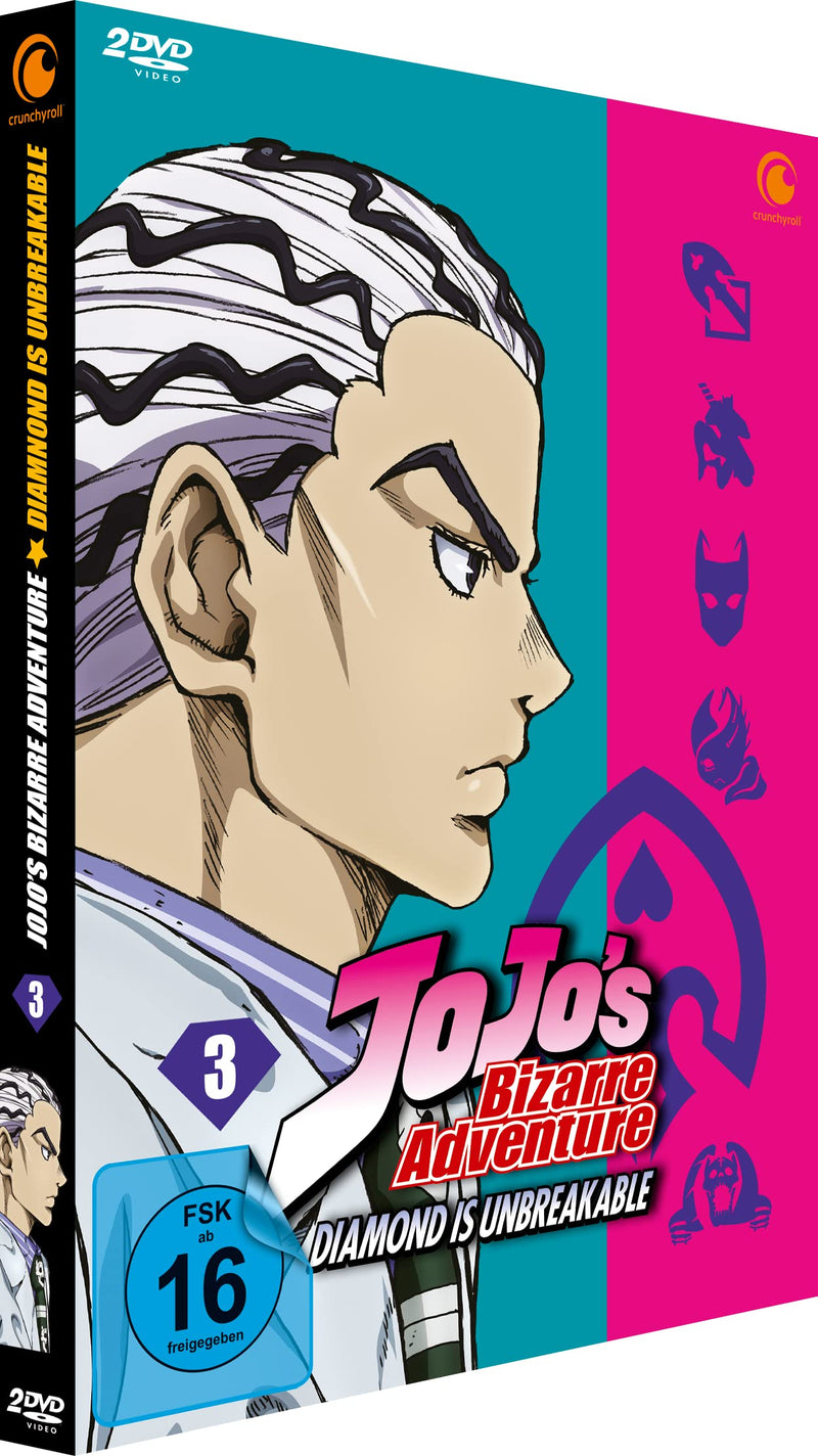 JoJo's Bizarre Adventure: Diamond Is Unbreakable - 3. Staffel - DVD Vol. 3 (Episoden 27-39)