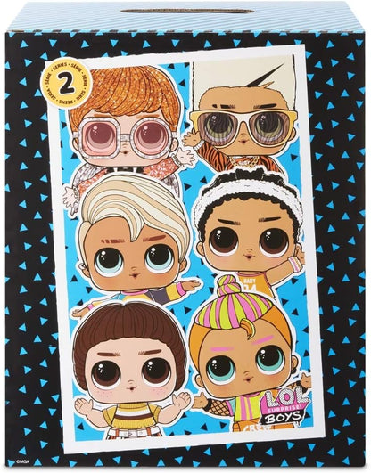 L.O.L. Surprise, Boys - Ball of 7 Surprises including 1 Boy Doll 8 cm, Accessories, Surprise Water Function, Random Models to Collect (Series 2), Toy for Children from 3 Years, LLUC1