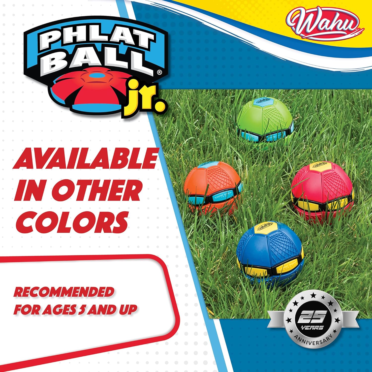 Wahu Phlat Ball Junior | Green | For Kids Ages 5+ | Outdoor Garden Toy