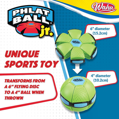 Wahu Phlat Ball Junior | Green | For Kids Ages 5+ | Outdoor Garden Toy