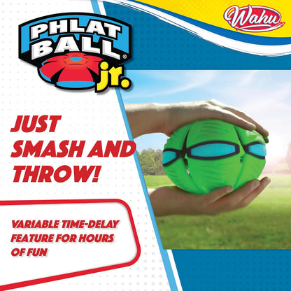 Wahu Phlat Ball Junior | Green | For Kids Ages 5+ | Outdoor Garden Toy