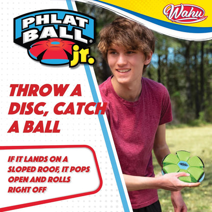 Wahu Phlat Ball Junior | Green | For Kids Ages 5+ | Outdoor Garden Toy