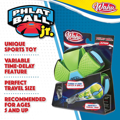 Wahu Phlat Ball Junior | Green | For Kids Ages 5+ | Outdoor Garden Toy