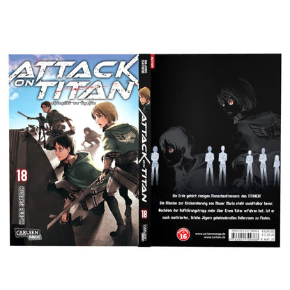 Attack on Titan 18: Atemberaubende Fantasy-Action im Kampf gegen grauenhafte Titanen