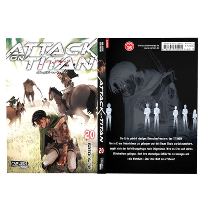 Attack on Titan 20: Atemberaubende Fantasy-Action im Kampf gegen grauenhafte Titanen