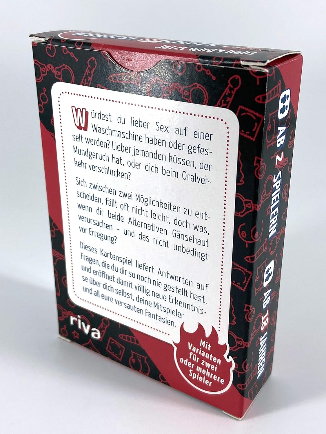 Würdest du lieber ...? – Jetzt wird's heiß: Das erotische Kartenspiel | Das Original. Der Spieleklassiker in der sexy Version für Erwachsene. Das perfekte Geschenk für alle ab 18