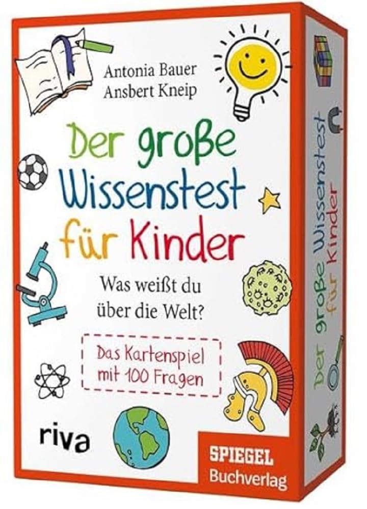 Der große Wissenstest für Kinder - Was weißt du über die Welt?: Das Kartenspiel mit 100 Fragen