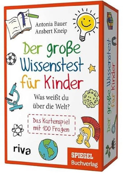 Der große Wissenstest für Kinder - Was weißt du über die Welt?: Das Kartenspiel mit 100 Fragen