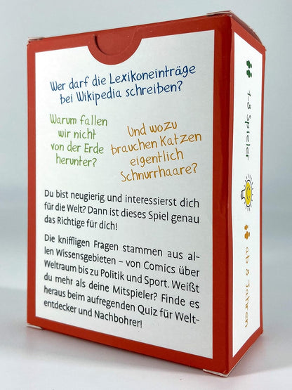 Der große Wissenstest für Kinder - Was weißt du über die Welt?: Das Kartenspiel mit 100 Fragen