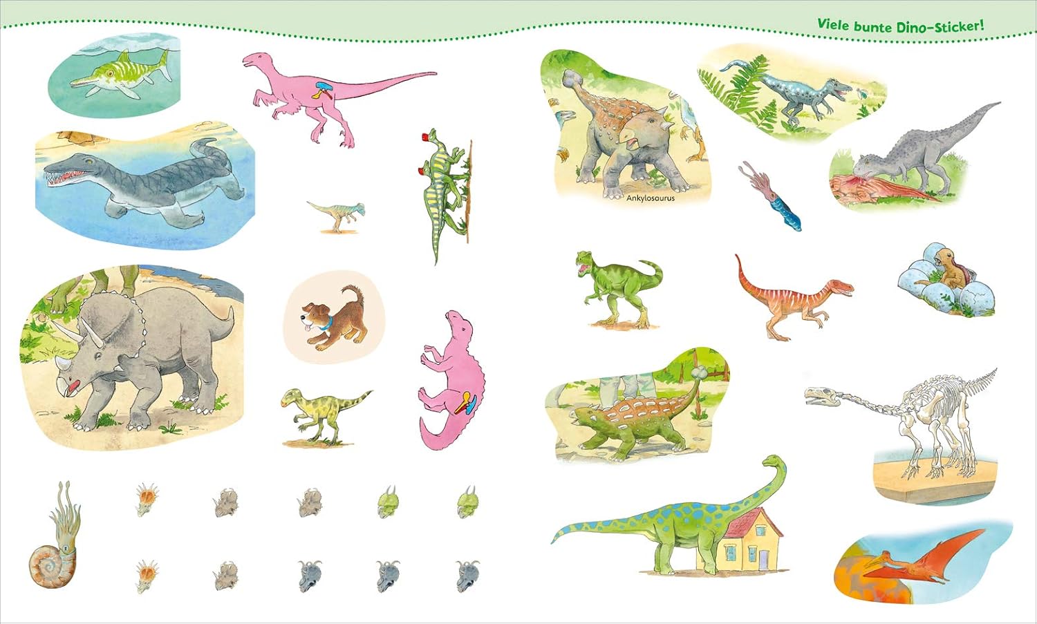 WAS IST WAS Junior Mitmach-Heft Dinosaurier: Spiele, Rätsel, Sticker