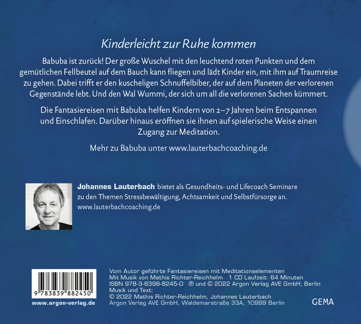 Babuba und der Schnuffelbiber: Fantasiereisen mit Mini-Meditation zum Entspannen und Einschlafen