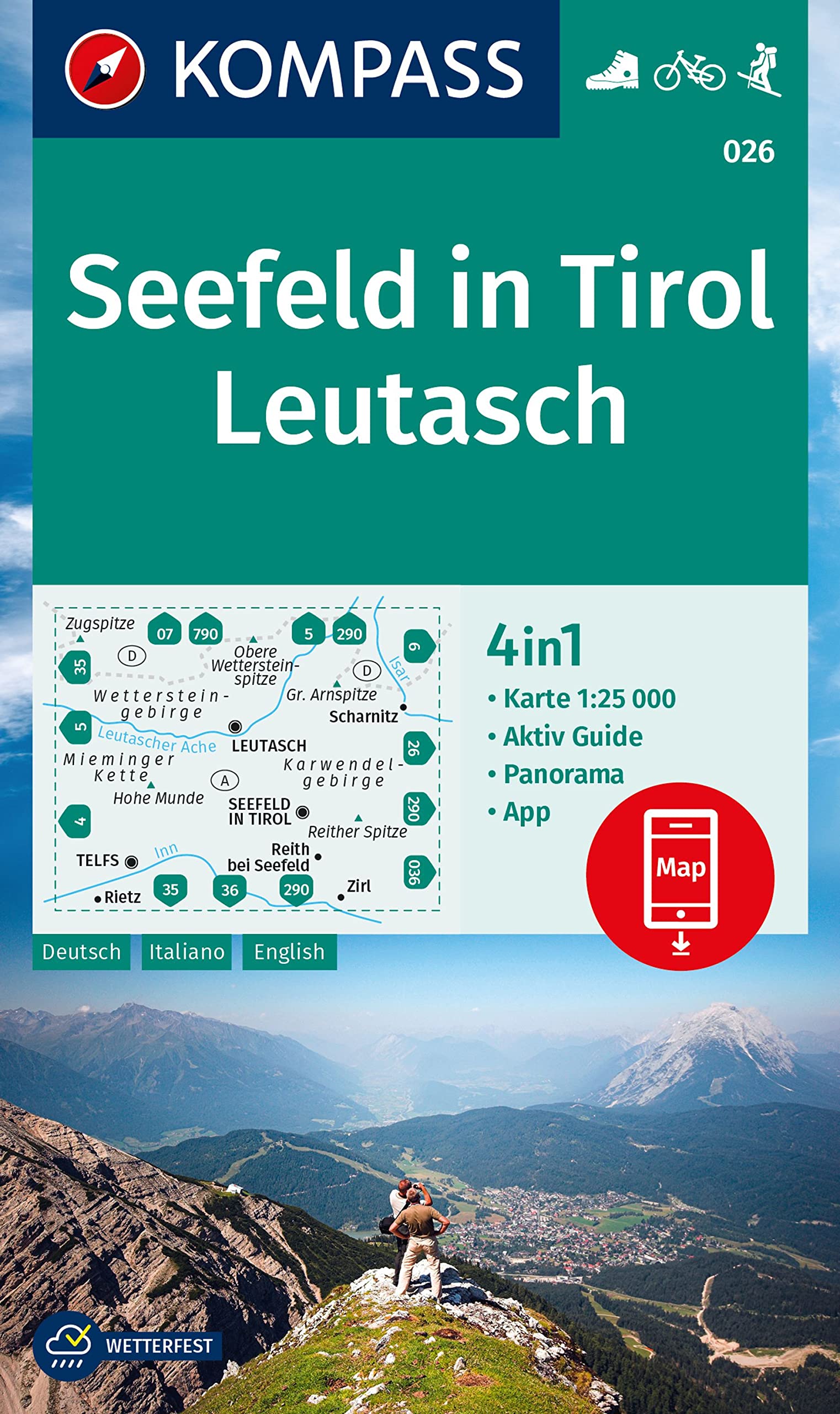 Seefeld inTirol / Leutasch D/I/E + Aktiv Guide