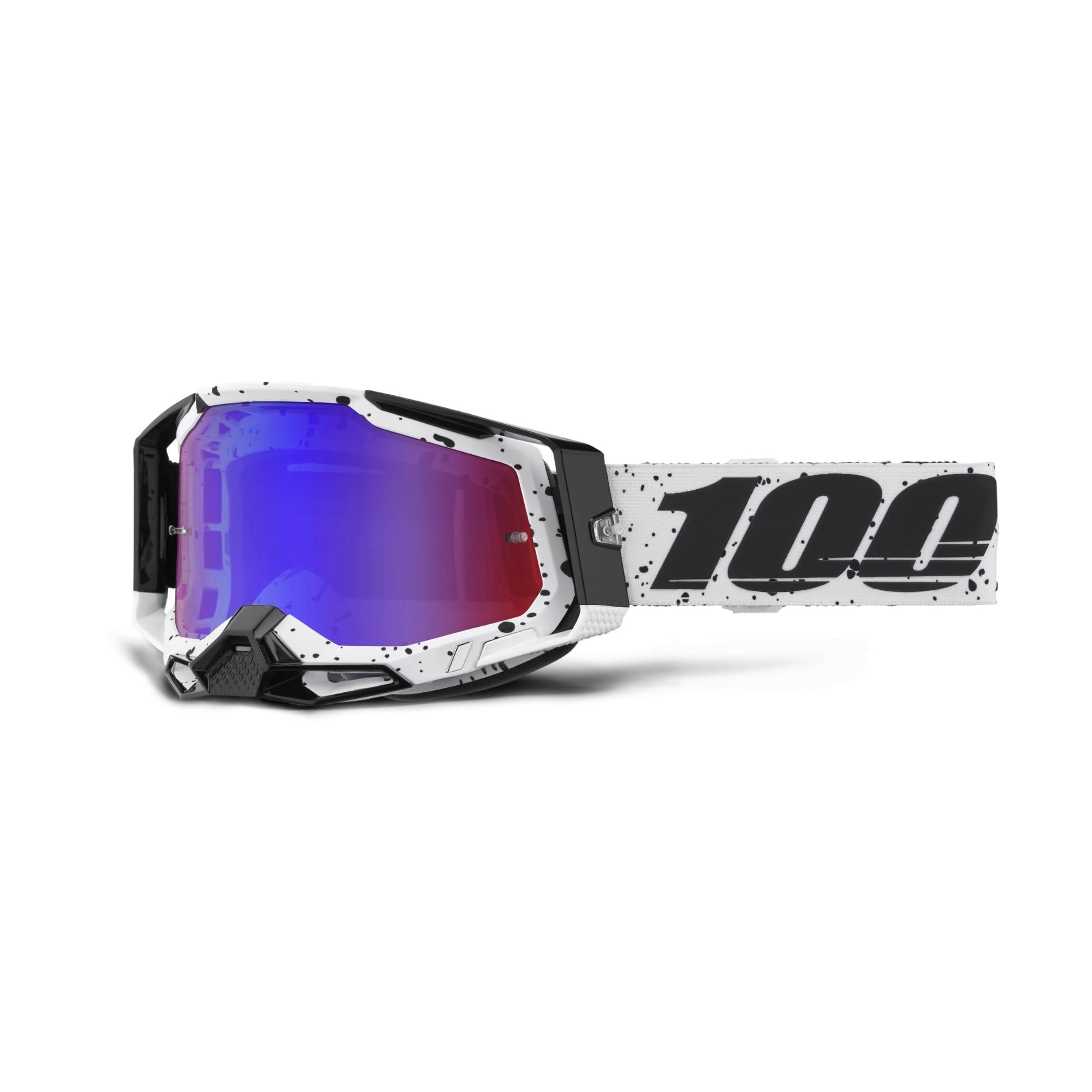 100% Racecraft 2 Goggle Trinity / Mirror Red/Blue Lens