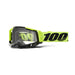 100% Racecraft 2 Goggle Neon Yellow / Clear Lens