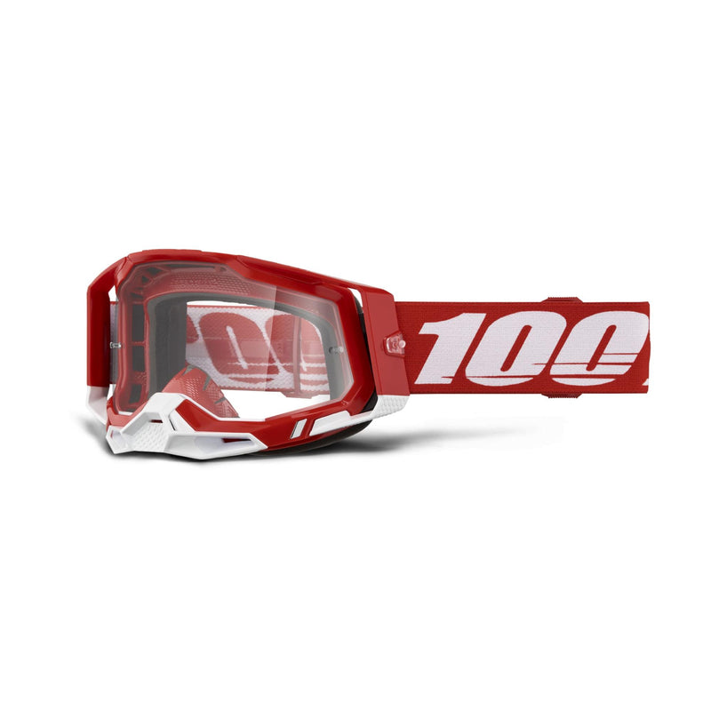 100% Racecraft 2 Goggle Red / Clear Lens