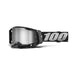 100% Racecraft 2 Goggle Black / Mirror Silver Lens