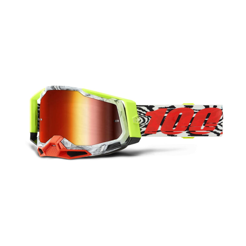 100% Racecraft 2 Goggle Engal / Mirror Blue Lens