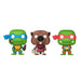 Funko 3-Pack Carrot Pocket Pop!: Teenage Mutant Ninja Turtles - Leonardo/Raphael/Splinter Vinyl Figures