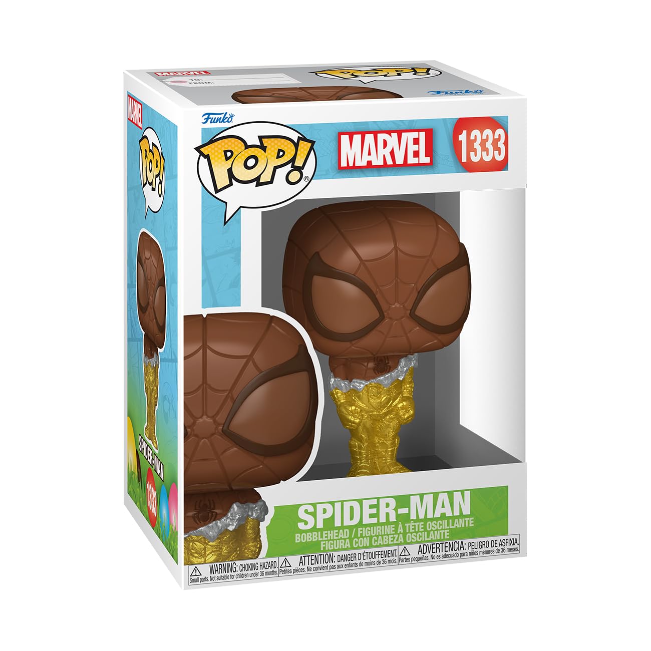 Funko POP! Marvel: Spider - Spider-Man - Man - Easter Chocolate - Marvel Comics - Collectable Vinyl Figure - Gift Idea - Official Merchandise - Toys for Kids & Adults - Comic Books Fans