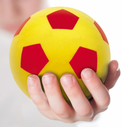 Mondo Toys – Soft Ball 140 – sponsbal met diameter 14 cm – 1 zachte bal – gesorteerde kleuren – 07851